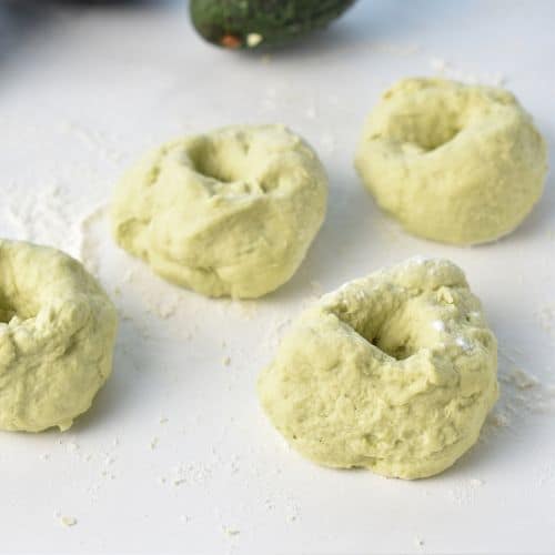 Formed Avocado Bagels