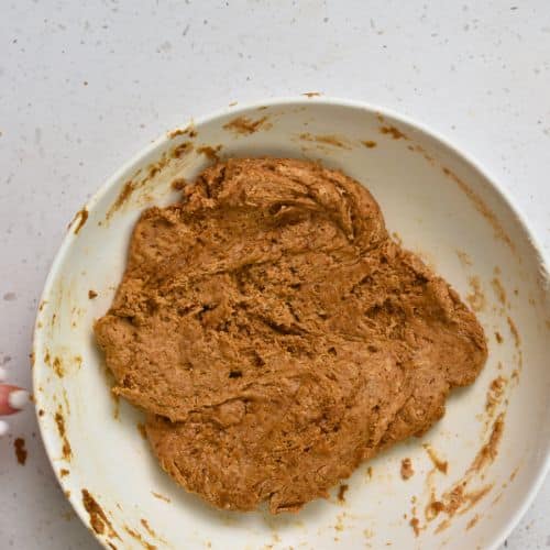 Gingerbread Scone batter in a bowl.