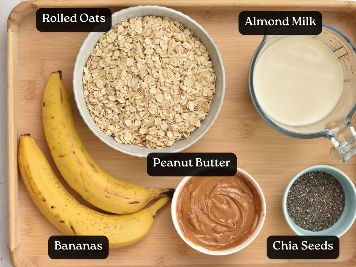 Ingredients for Baked Oatmeal