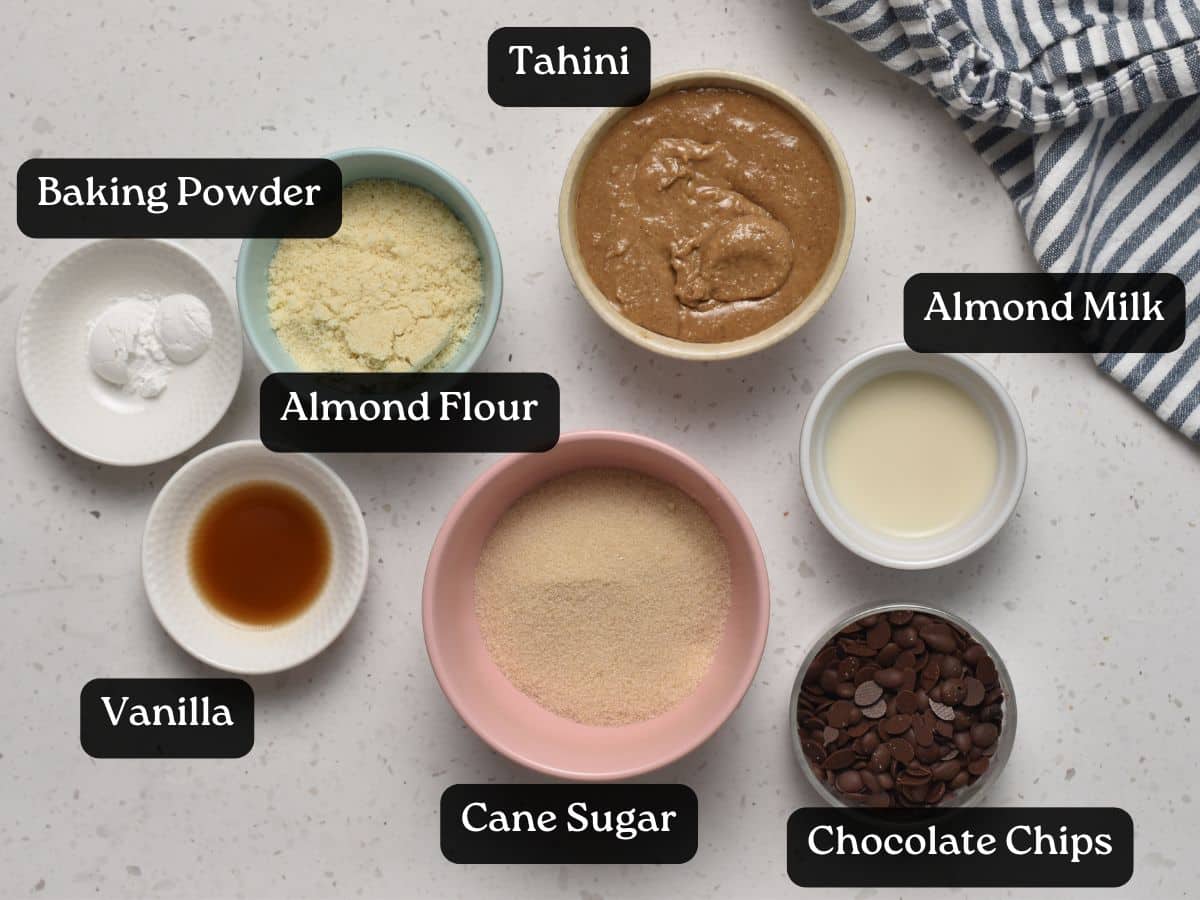 Ingredients for Tahini Cookies