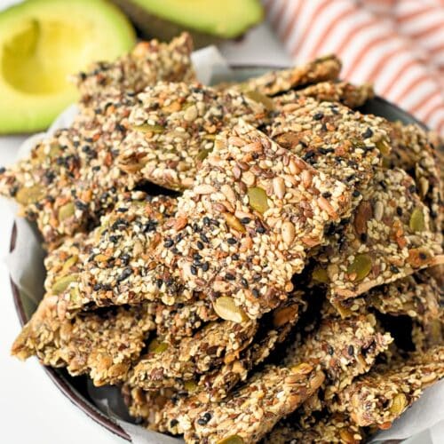 Seed Crackers (1 Bowl, Gluten-Free, High-Protein)