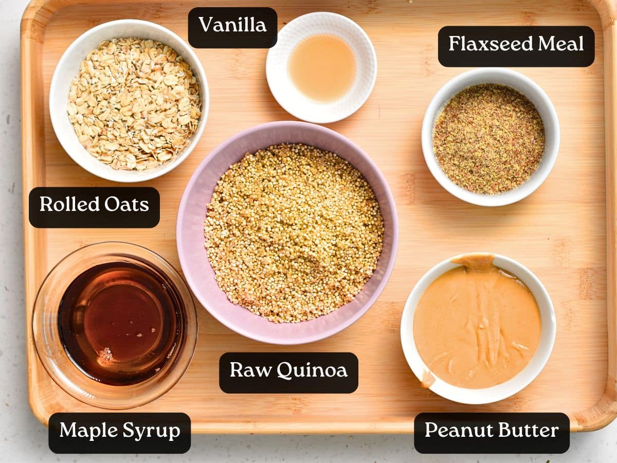 Ingredients for Quinoa Bars