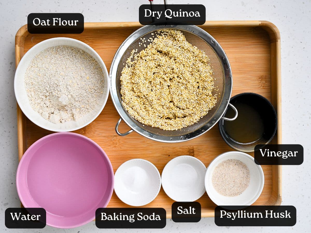 Ingredients for Quinoa Bread