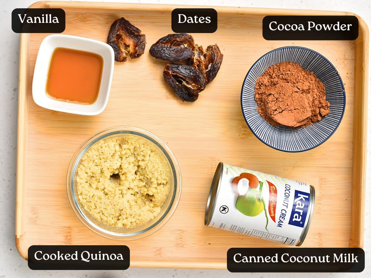 Ingredients for Quinoa Pudding