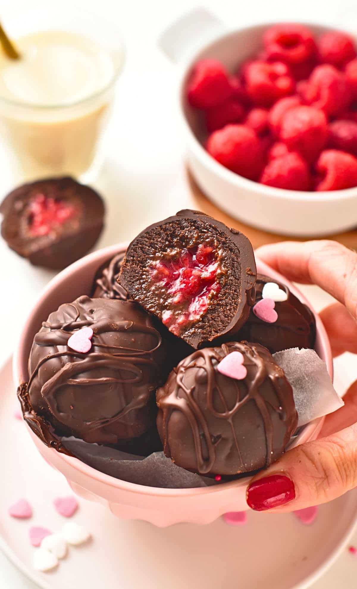 No-Bake Brownie Bites