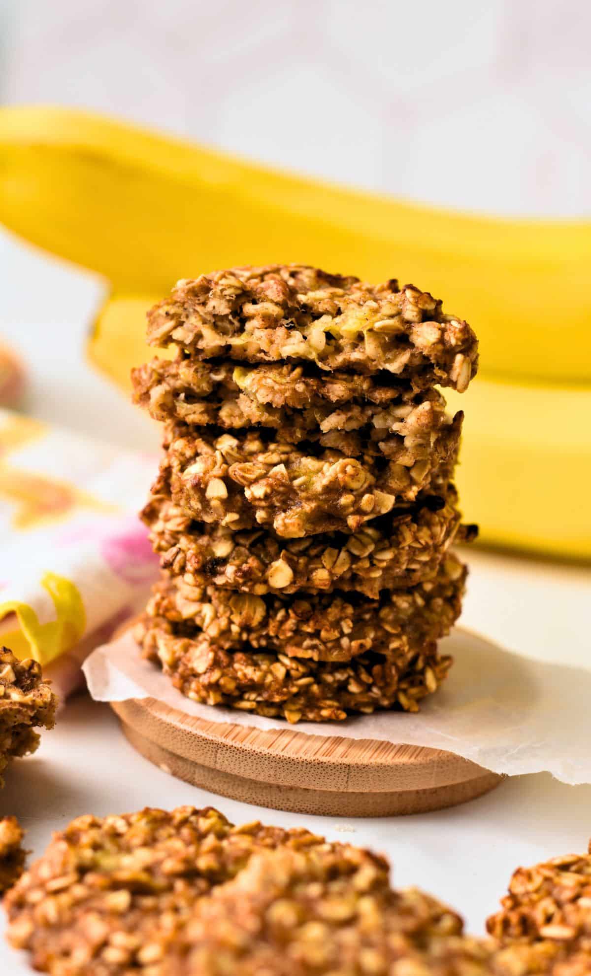 2-Ingredient Oat Cookies