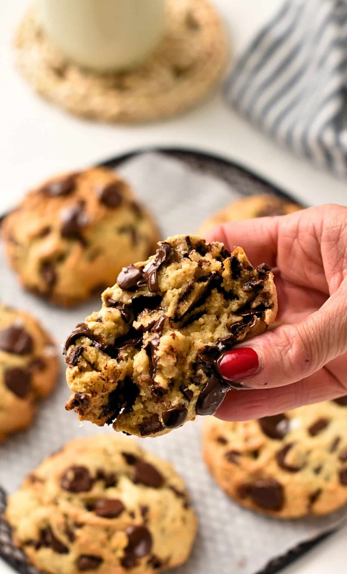 Air fryer Chocolate Chip Cookies