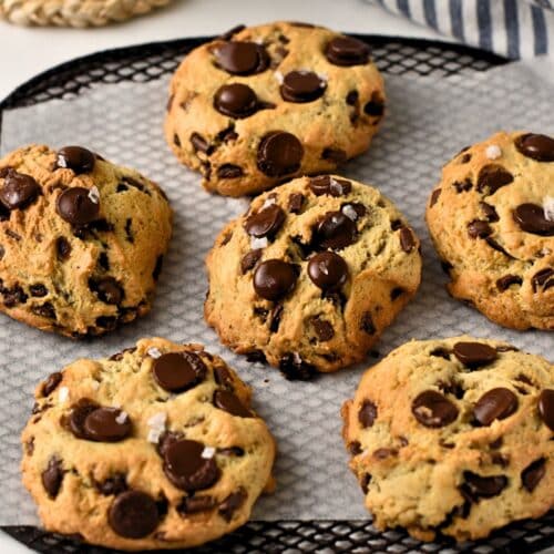 Air Fryer Chocolate Chip Cookies (Ready in 25 Minutes)