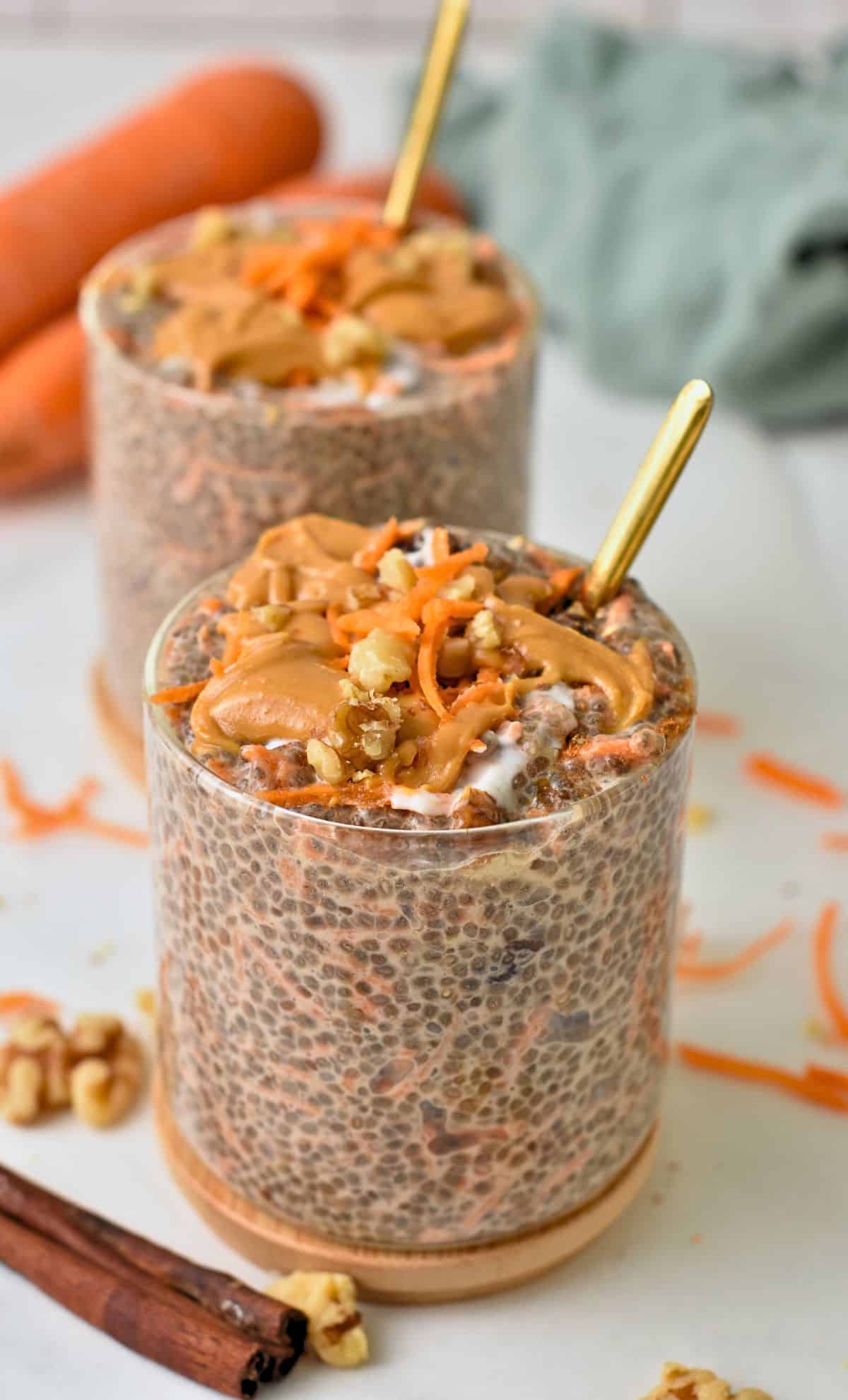 Carrot Cake Chia Pudding