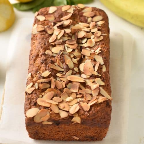 Lemon Banana Bread cooling down.