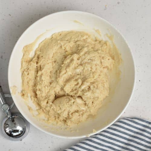 Yogurt Muffin batter in a large bowl.