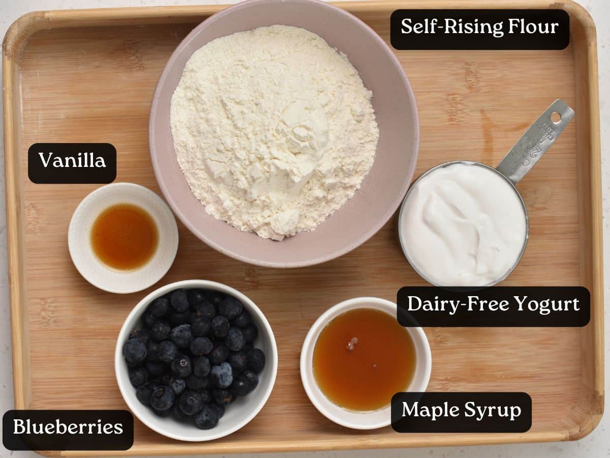 Ingredients for Blueberry Bagels