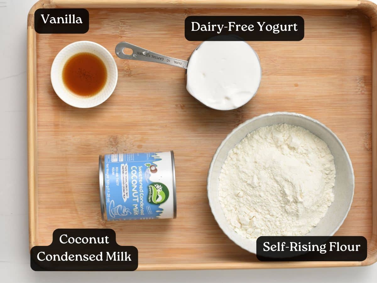 Ingredients for Condensed Milk Cake