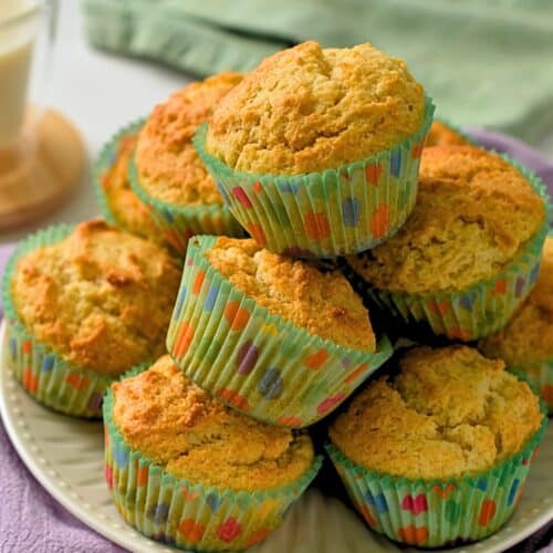 Yogurt Muffins (4 Ingredients)